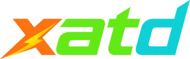 Logo xatd nền cam
